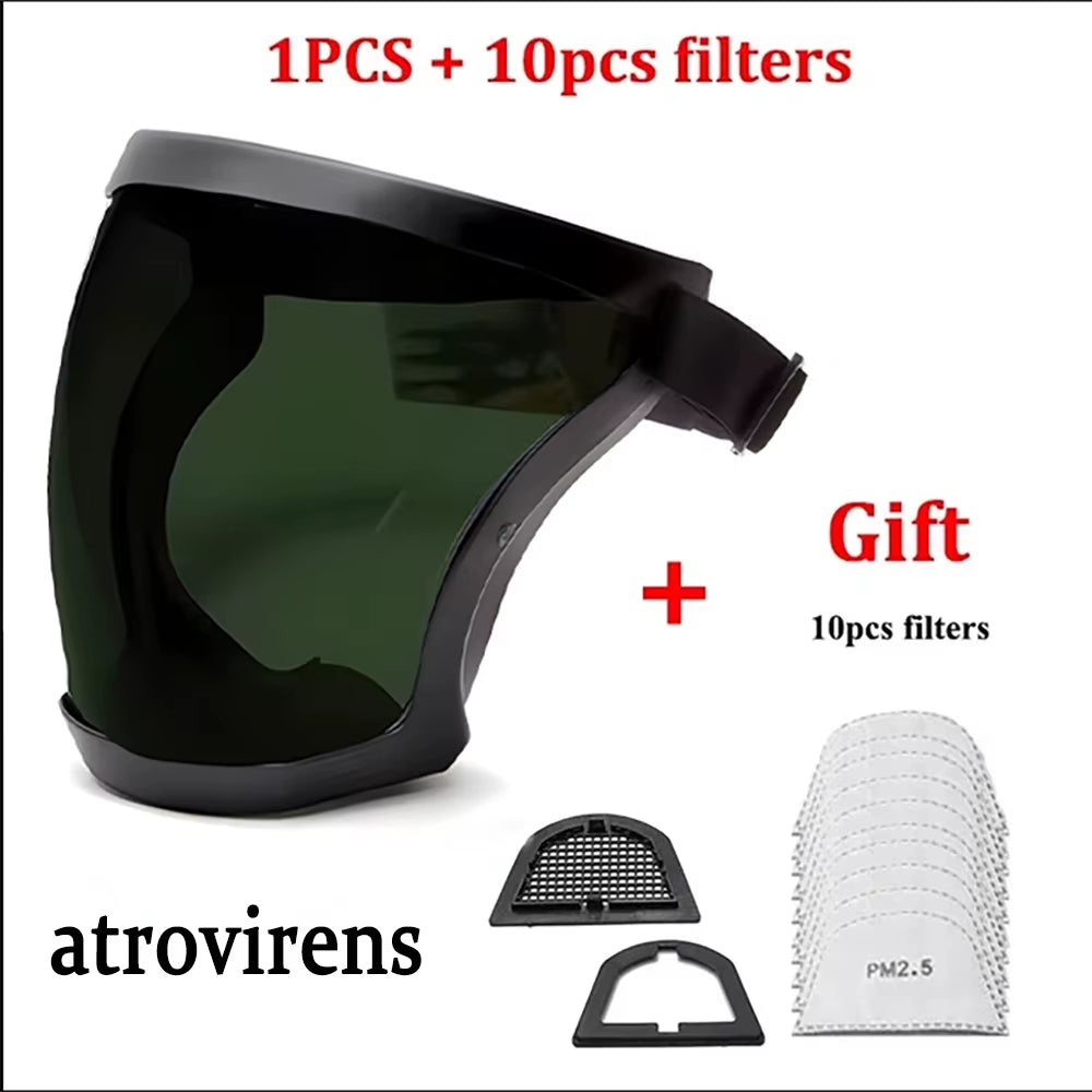 Work Protection Mask Full Face Protector Shield Transparent Facial Protector Face Protective Screen Kitchen Accessories Gadgets